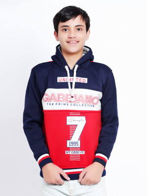 AD & AV Full Sleeve Color Block Boys Sweatshirt