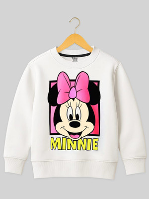DISNEY BY MISS & CHIEF Full Sleeve Printed Girls Sweatshirt