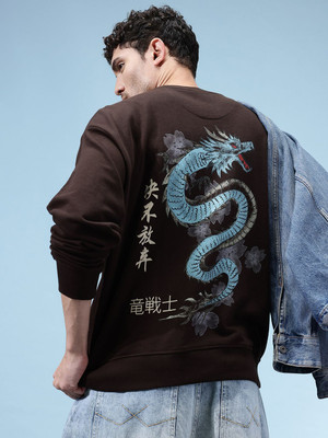 Glitchez Full Sleeve Printed Men Sweatshirt