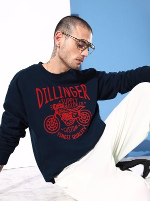DILLINGER Full Sleeve Graphic Print Men Sweatshirt