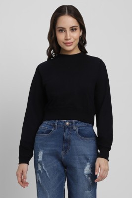 FOREVER 21 Full Sleeve Solid Women Sweatshirt