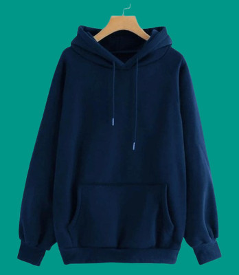 LAPATACLUB Full Sleeve Solid Men Sweatshirt