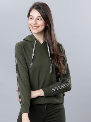 Tokyo Talkies Full Sleeve Solid Women Sweatshirt