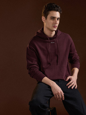THE BEAR HOUSE Full Sleeve Solid Men Sweatshirt