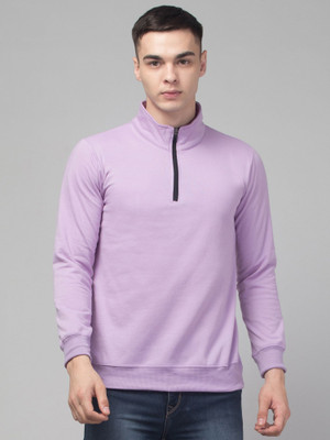 ADIXUS Full Sleeve Solid Men Sweatshirt