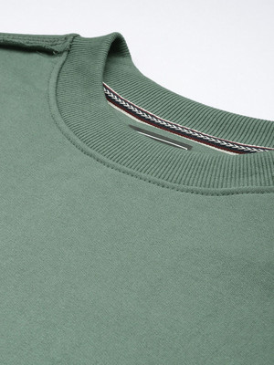 Roadster Full Sleeve Solid Men Sweatshirt