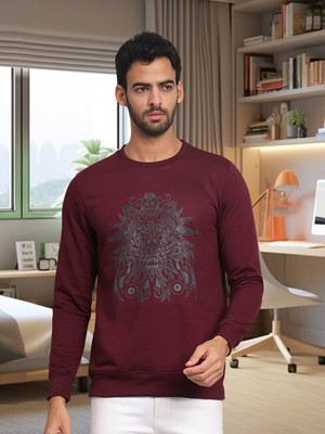 METRONAUT Full Sleeve Printed Men Sweatshirt