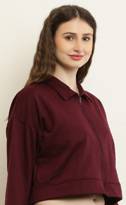 UNIVERSAL ACCESSE Full Sleeve Solid Women Jacket