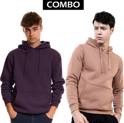 PicPok Full Sleeve Solid Men Sweatshirt