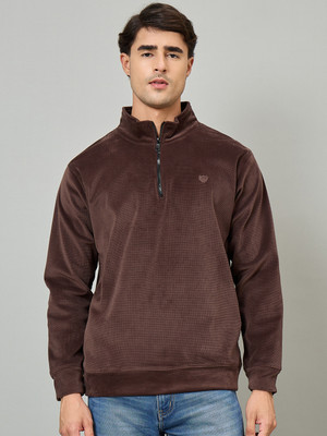 DUKE Full Sleeve Solid Men Sweatshirt