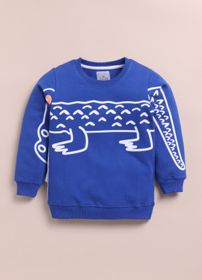 LIL KNOTS Full Sleeve Printed Boys & Girls Sweatshirt