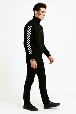 ALVIS TREND Full Sleeve Striped Men Sweatshirt