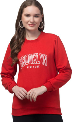 VIZCON HUB Full Sleeve Solid Women Sweatshirt