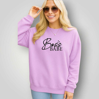 HouseOfCommon Full Sleeve Solid Women Sweatshirt