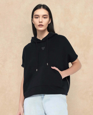 RAREISM Half Sleeve Solid Women Sweatshirt