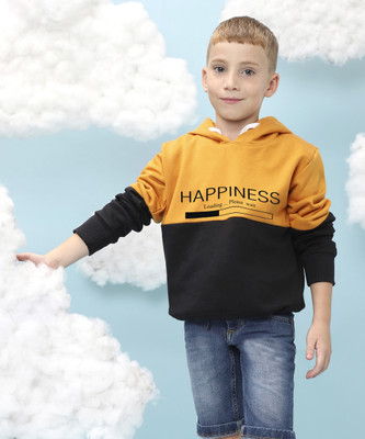 instafab Full Sleeve Color Block Boys Sweatshirt