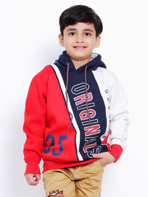 AD & AV Full Sleeve Color Block Boys Sweatshirt