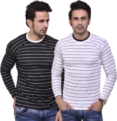 fashionbazaar4u.com Full Sleeve Striped Men Sweatshirt