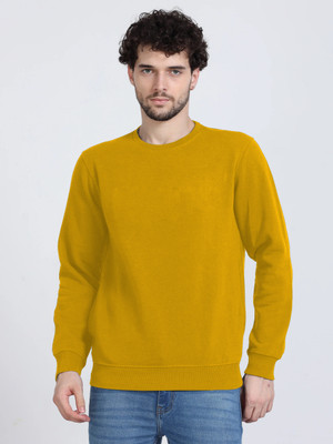 SR Fashion Full Sleeve Solid Men Sweatshirt