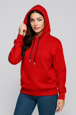 Arispo Full Sleeve Solid Women Sweatshirt