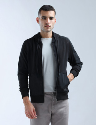 FLYING MACHINE Full Sleeve Solid Men Sweatshirt