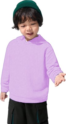 Tabadtod Full Sleeve Solid Baby Boys & Baby Girls Sweatshirt