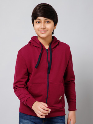 Alan Jones Full Sleeve Solid Boys Sweatshirt