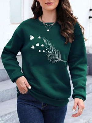 KASHIAN Full Sleeve Printed Women Sweatshirt