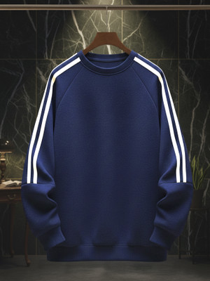 FashionAndYOUTH Full Sleeve Striped Men Sweatshirt