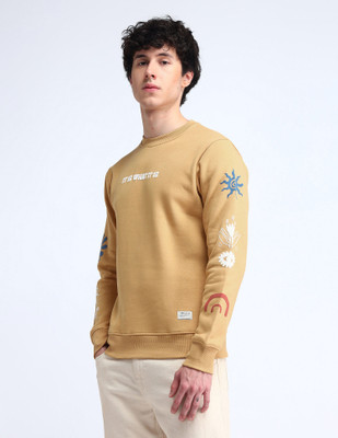 FLYING MACHINE Full Sleeve Graphic Print Men Sweatshirt
