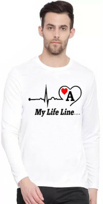 Princ Trend Printed Men Round Neck White T-Shirt