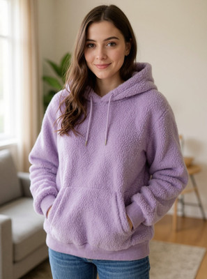 FAIRIANO Full Sleeve Self Design Women Sweatshirt