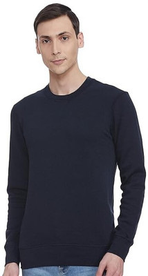 R Creation Full Sleeve Solid Men Sweatshirt