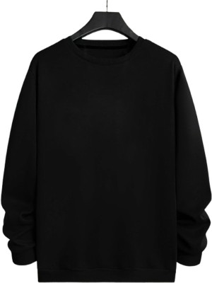 Lecowar Full Sleeve Solid Men Sweatshirt