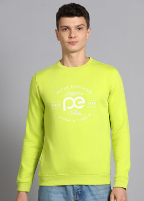 PETER ENGLAND Full Sleeve Printed Men Sweatshirt