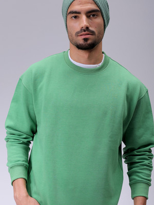 The Indian Garage Co. Full Sleeve Solid Men Sweatshirt