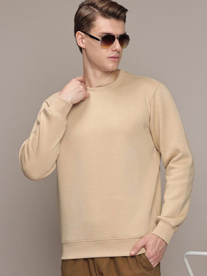 SPOWEARY Full Sleeve Solid Men Sweatshirt