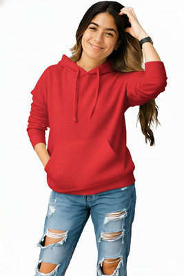 Xenon Clothing Full Sleeve Solid Women Sweatshirt