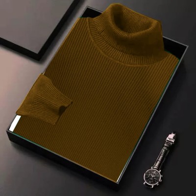 FASHLOOK Full Sleeve Self Design Men Sweatshirt