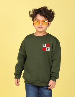 Nusyl Full Sleeve Graphic Print Boys Sweatshirt