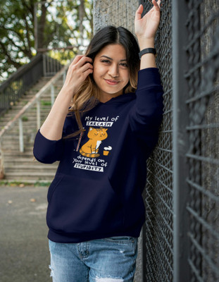 EZCLOTHING Full Sleeve Graphic Print Women Sweatshirt