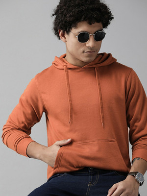 Roadster Full Sleeve Solid Men Sweatshirt