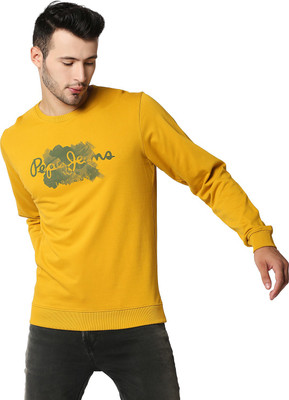 Pepe Jeans Full Sleeve Solid Men Sweatshirt