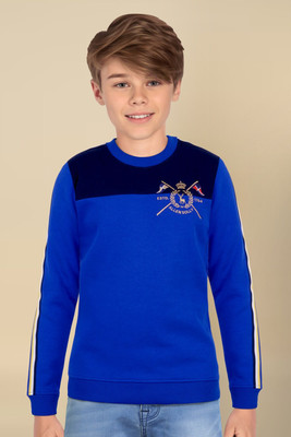 Allen Solly Full Sleeve Self Design Boys Sweatshirt