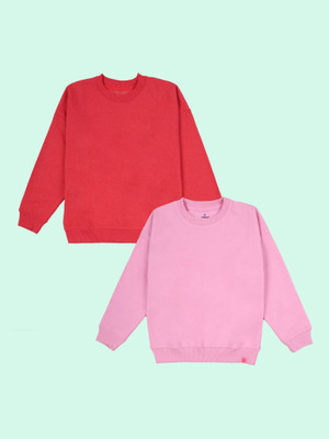 Kiddo Pnti Full Sleeve Solid Boys Sweatshirt