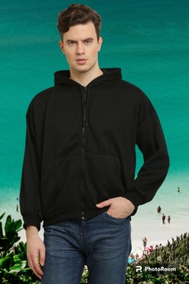 CANIDAES Full Sleeve Solid Men Sweatshirt