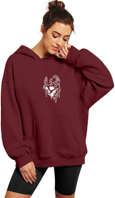PickPok Full Sleeve Printed Women Sweatshirt