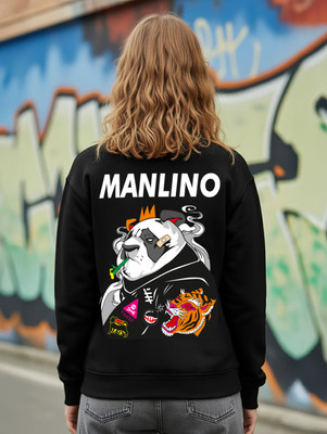 Manlino Full Sleeve Graphic Print Women Sweatshirt
