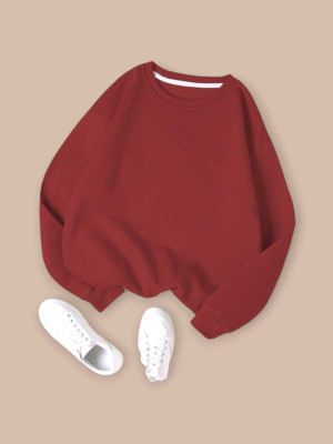 RETROIT Full Sleeve Solid Women Sweatshirt