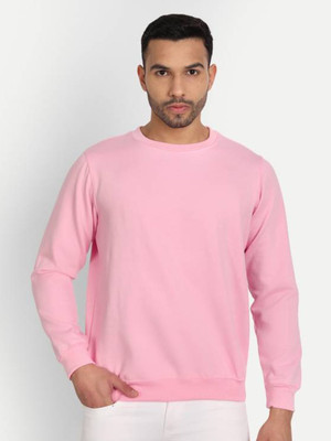 PicPok Trend Full Sleeve Solid Men Sweatshirt